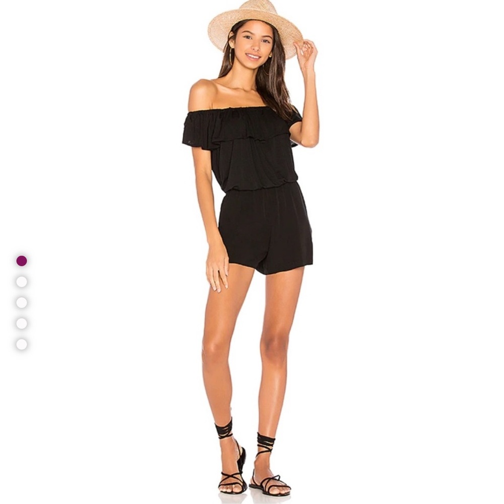 Splendid Black Romper Chic Comfort